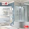 Душевая кабина AvaCan  EM5812LNT без крыши прозрачная