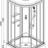 Душевая кабина AvaCan EM2710 с электрикой